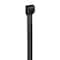 Panduit Cable Tie, 17-1/2 in L, 5 in Max Bundle Dia., Black, Nylon 6/6, 50 lb Strength, 1000 PK PLT5S-M30 - alternate 1